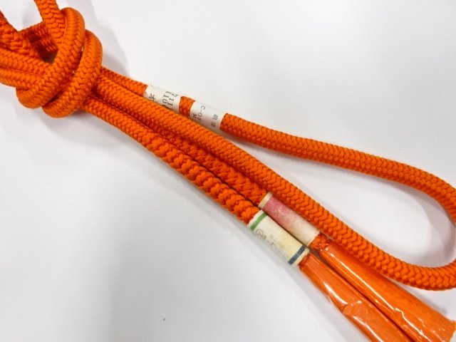 未使用品　正絹　手組帯締め